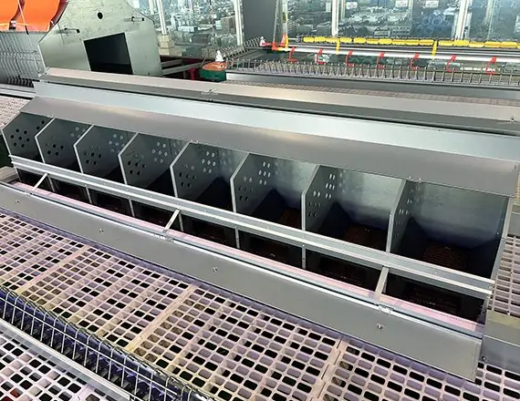 Chain Feeding Floor Breeder System 5