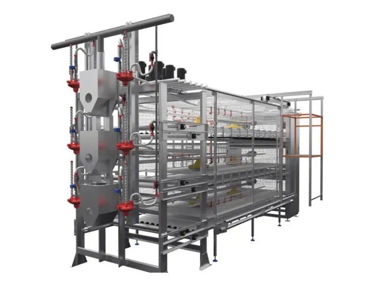 New Chain Type Harvesting Broiler Cage 1