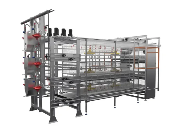 New Chain Type Harvesting Broiler Cage